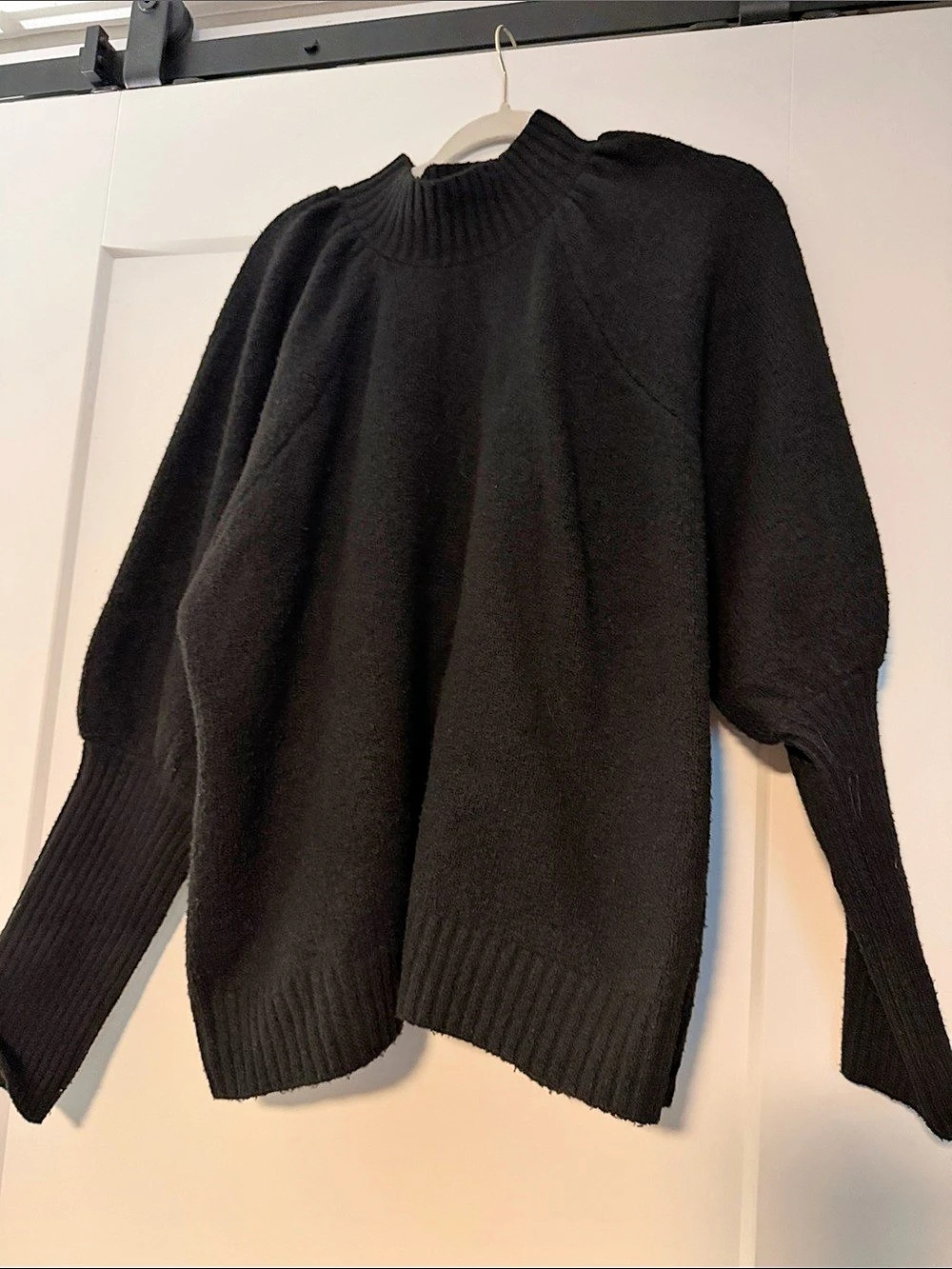 ELOQUII Black Crewneck Sweater
